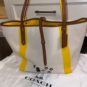 Coach canvas tote